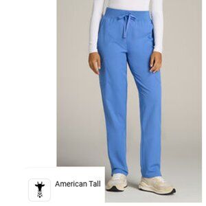 AMERICAN TALL CARGO SCRUB PANTS IN DEEP SKY BLUE (NWOT)